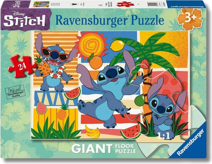 Productafbeelding Ravensburger 24 Giant Floor Puzzle - Stitch (24 onderdelen)