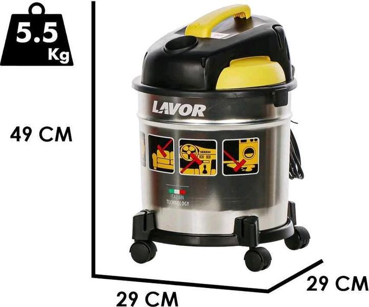 Actual product image Lavor VAC20S (Wet dry vacuum cleaner)