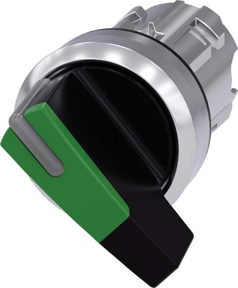 Actual product image Siemens Toggle switch 2position bel.b gn rectangular 3SU1052-2CC40-0AA0