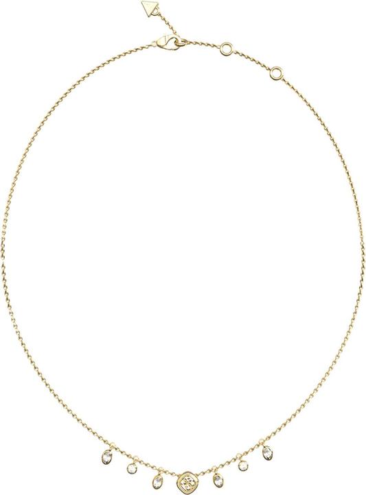 Actual product image Guess Jaipur Splendor 16-18" Crystals & 4G Necklace (Glass, Stainless steel)