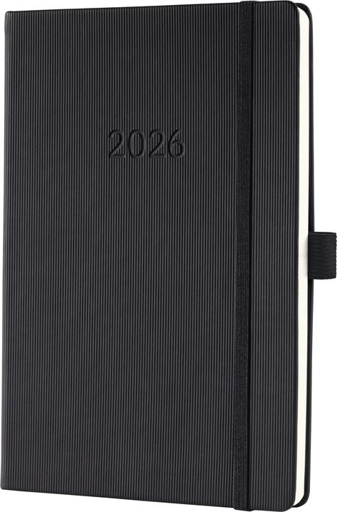 Productafbeelding Sigel Wochenkalender 2026 C2619 1W/2S schwarz 21.3x14.8cm (Duits, Nederlands, Engels, Frans)