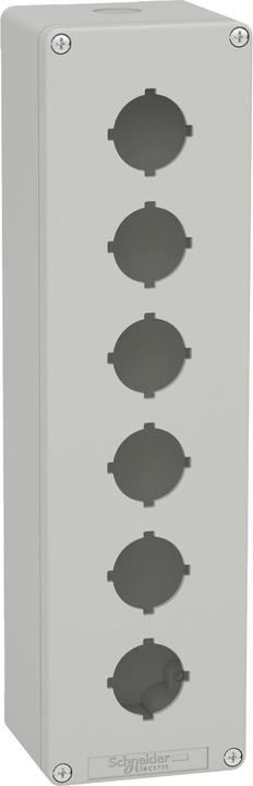 Actual product image Schneider Electric XAPD5606 Empty housing XAP metal grey for 6x30mm - CSA (Housing)