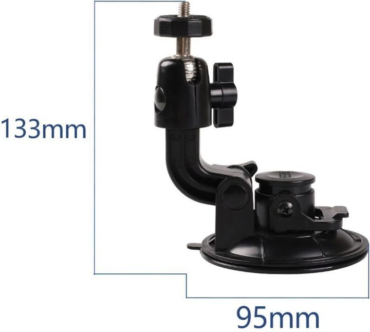 Image du produit Hurtel Support voiture pour caméras et enregistreurs GPS