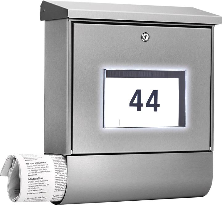 Image du produit Burg Wächter Boîte aux lettres en acier inoxydable Malaga 4400 NI
