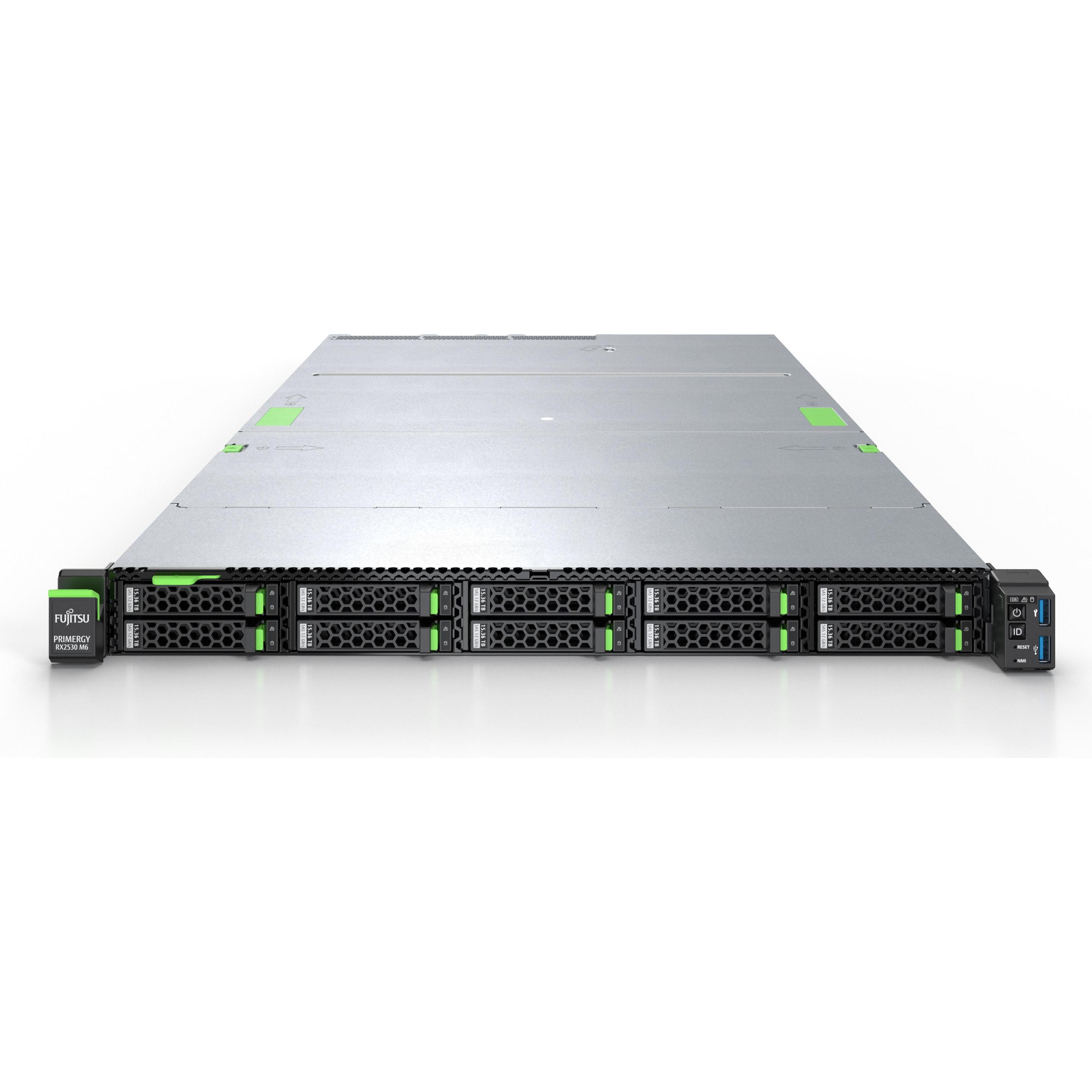Thumbnail - Fujitsu RX2530 M6 SILVER 4314 8xSFF titanium (Intel Xeon Silver 4314, 16 GB, Rack Server), Server