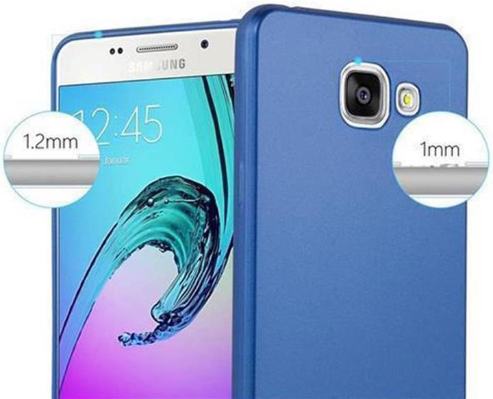 Actual product image Cadorabo TPU Matt Metallic Cover (Samsung Galaxy A3 (2016))