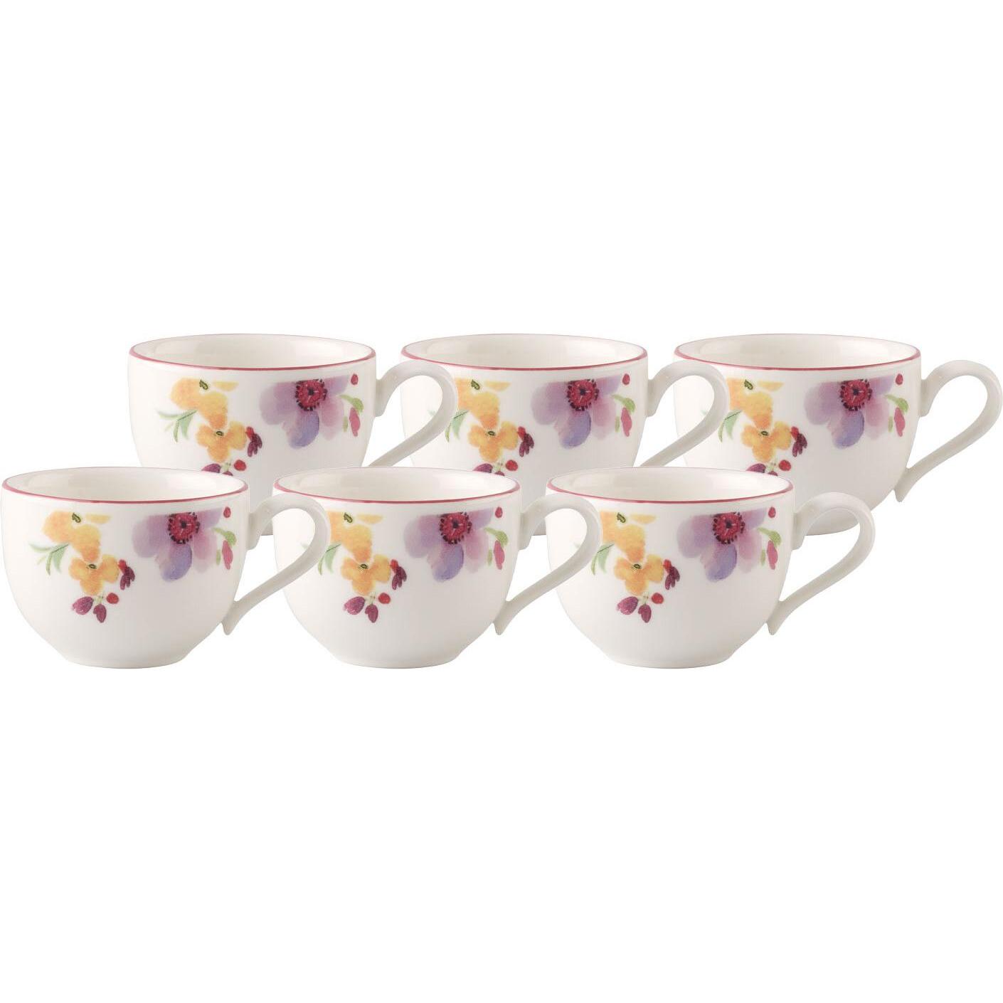Villeroy & Boch, Tasse, Espressoobertassen Mariefleur Basic (80 ml, 6 x)