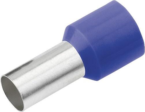 Produktbild Cimco Aderendhülse 0.75 mm² 12 mm Teilisoliert Blau 18 0942 100 St.