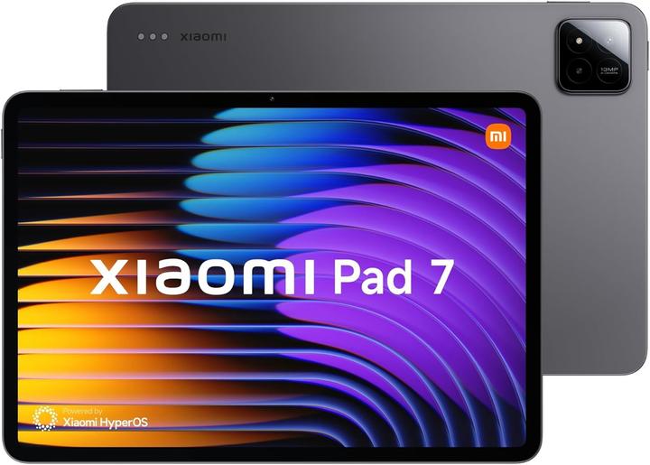Actual product image Xiaomi Pad 7 112 inch tablet 8 128 G official cover 8850 mAh battery 67 W HyperCharge HyperAI grey (11.20", 128 GB, Grey)