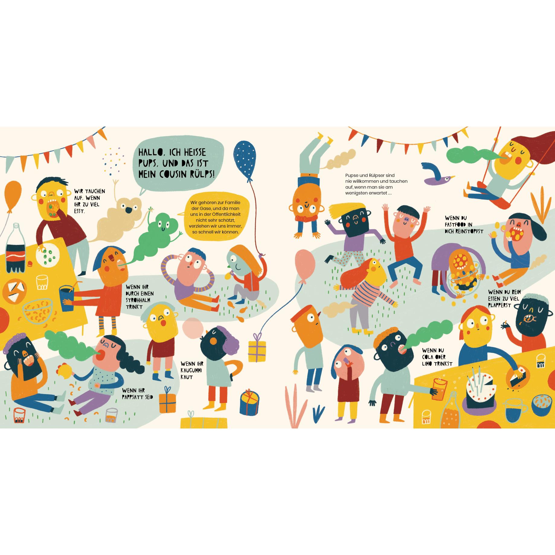 Thumbnail - Das geheime Leben der Pupse und Rülpser, Kinderbücher von Ebi Naumann, Mariona Tolosa Sisteré