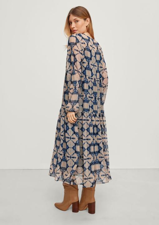 Image du produit Comma Kleid Chiffonkleid mit Unterkleid (36)