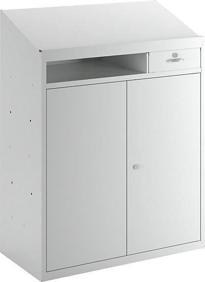 eurokraft basic Werkzeugschrank mit Schreibpult (91.50 cm, 122 cm)