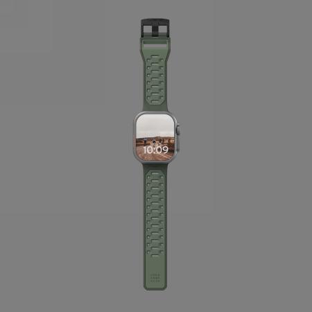 Actual product image UAG Civilian Strap- Apple Watch Ultra/42/44/45mm- olive drab- (Silicone)