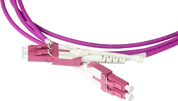 Produktbild Good Connections Patchkabel LWL Duplex OM4 (Multimode, 50/125) LC/LC, UNIBOOT, LSZH, austauschbare Polarität, Entrieg (15 m)