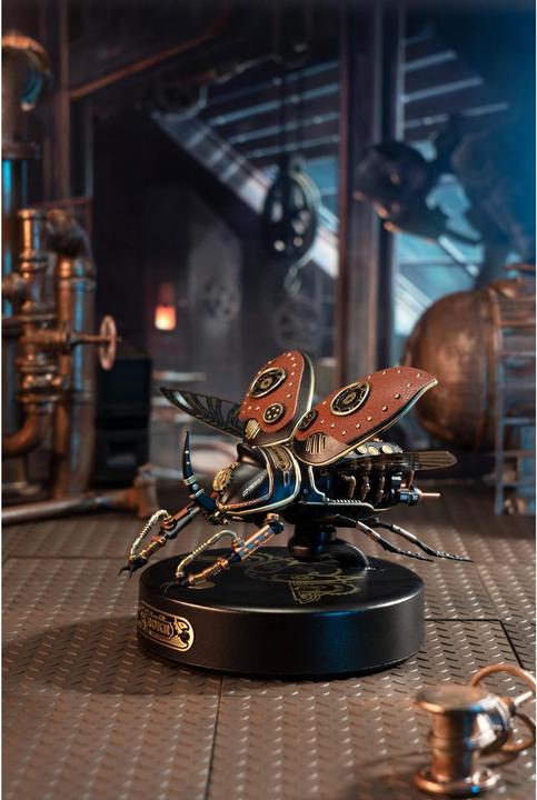 Productafbeelding Rokr 3D steampunk kever bouwpakket : Neushoornkever (156 onderdelen)
