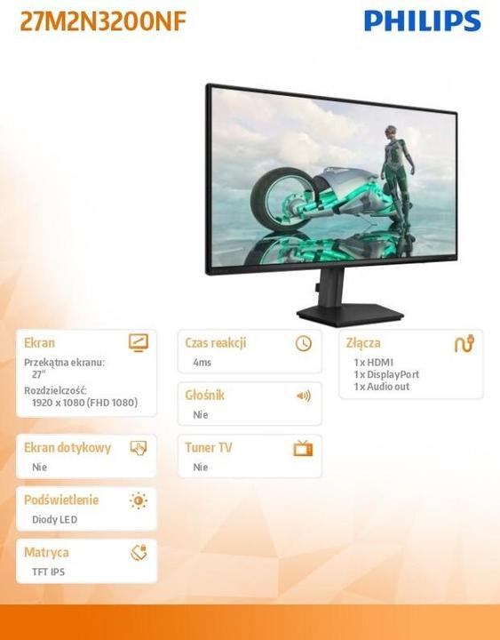 Immagine prodotto Philips Evnia 3000 Series 27M2N3200NF (1920 x 1080 pixel, 27")