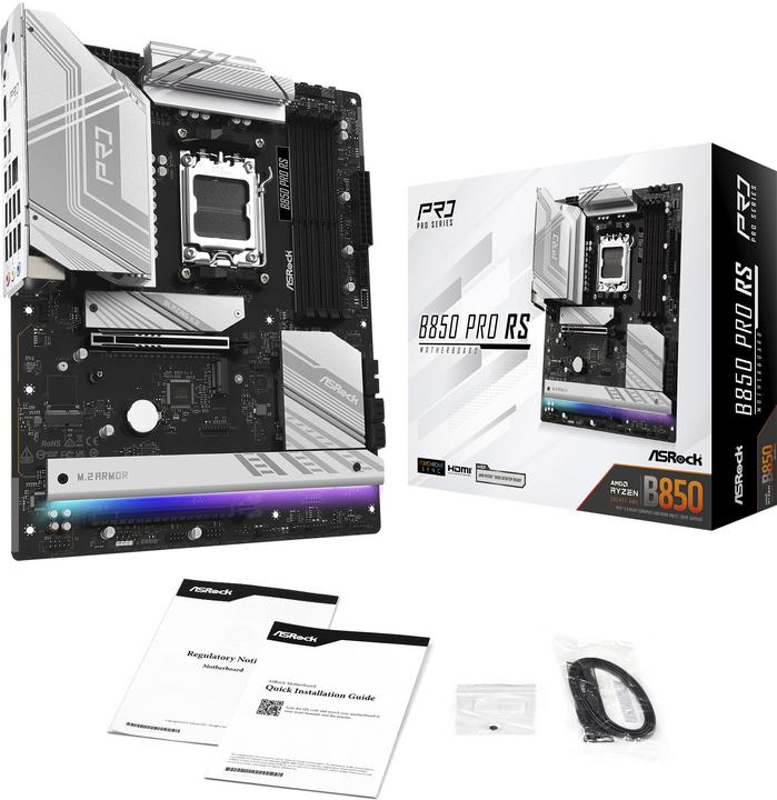 Productafbeelding AsRock B850 Pro RS (AM5, AMD B850, ATX)