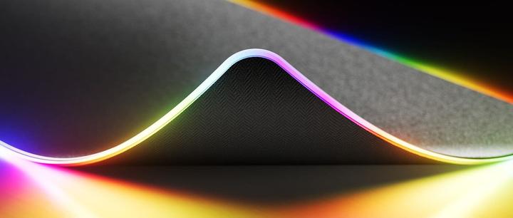 Actual product image Hyte CNVS Gaming Mouse Pad, ARGB - black (XXL)