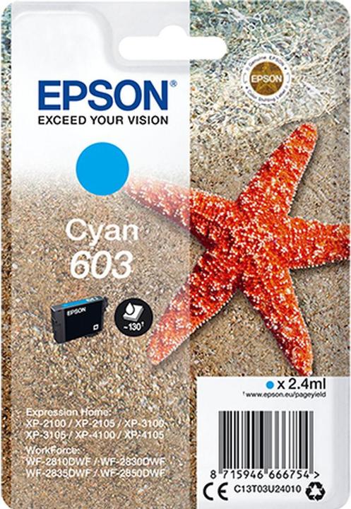 Immagine prodotto Epson 603, TPA ciano (C)