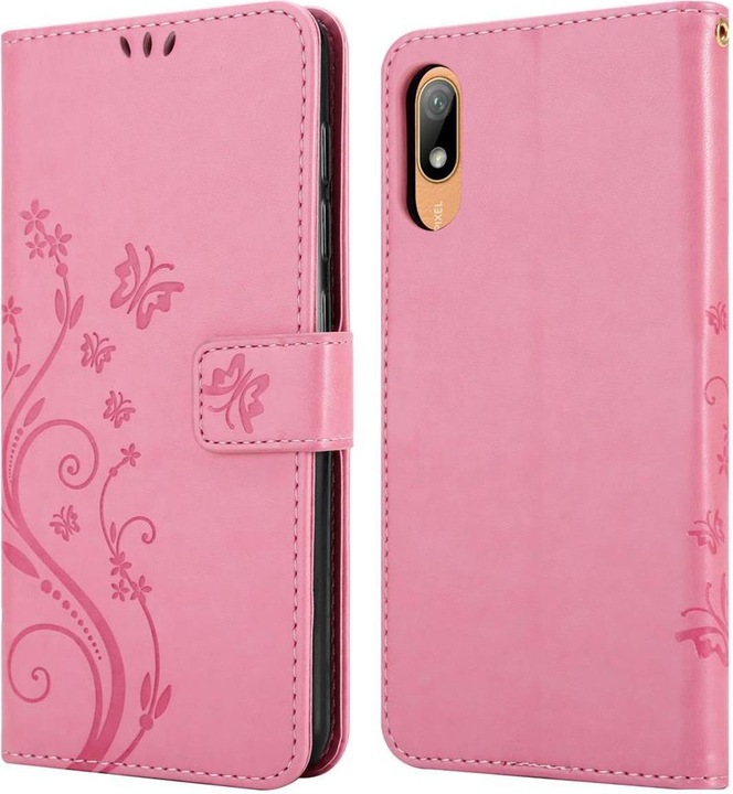 Produktbild Cadorabo Flower Book Cover (Huawei Y6 Pro)