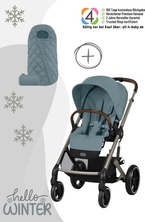 Produktbild Cybex Balios S Lux Kinderwagen inkl. Snogga 2.0 Fusssack