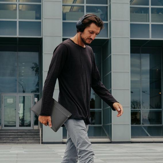 Produktbild Spigen Valentinus Sleeve Laptop 15-16 szary/city grey AFA06418 (16", Universal)