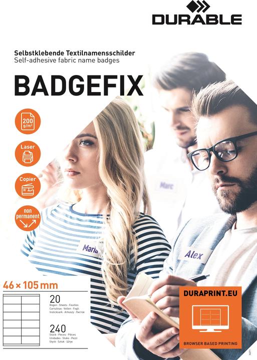 Produktbild Durable BADGEFIX - Namensschild