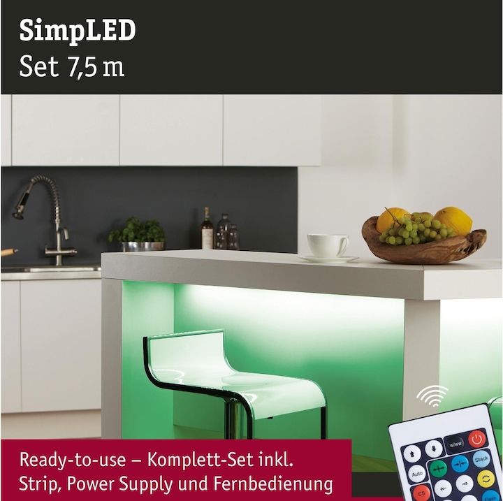 Produktbild Paulmann SimpLED Stripe Set (RGB, 750 cm, Indoor)