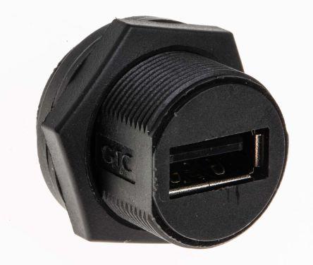 Produktbild RS PRO USB-A Plastic C3 Panel Jack DIP Screw