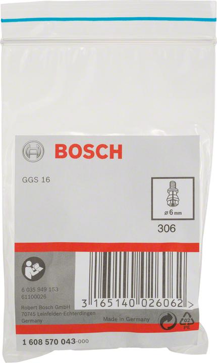 Produktbild Bosch Professional Zubehör Spannzange mit Spannmutter 1/4"