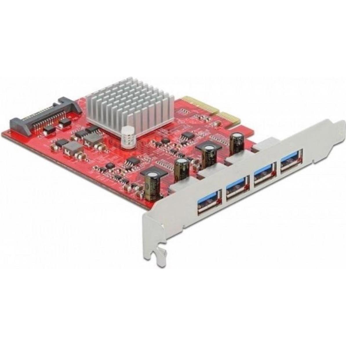 Delock PCI Express x4, Kontrollerkarte