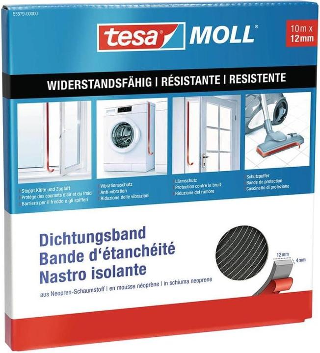 tesa tesamoll Dichtungsband (0.16 kg, Black)