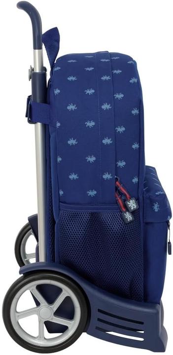 Actual product image School Rucksack with Wheels Captain Navy Blue 32 x 43 x 14 cm