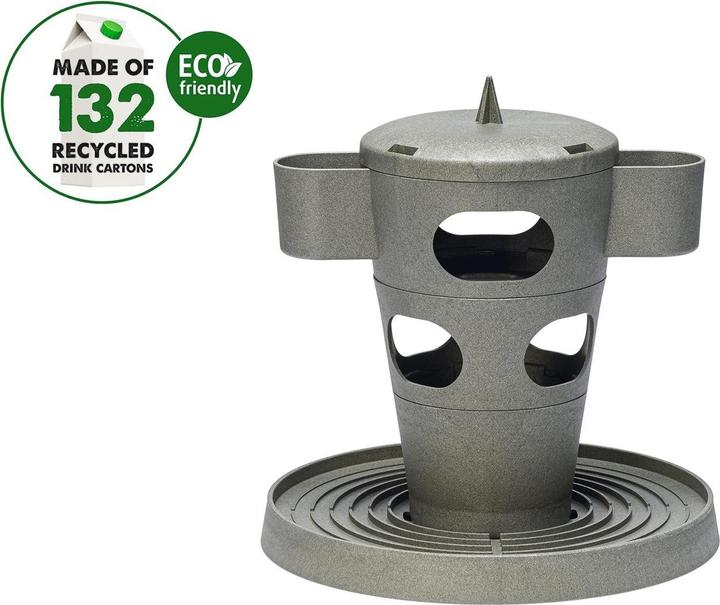 Beeztees Feeding Station Chickens Snack Tower, Grey