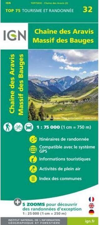 Actual product image Chaine Des Aravis / Massif Des Bauges