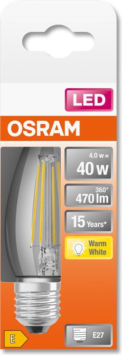 Image du produit Osram Star Classic B (E27, 4 W, 470 lm, 1 x, E)