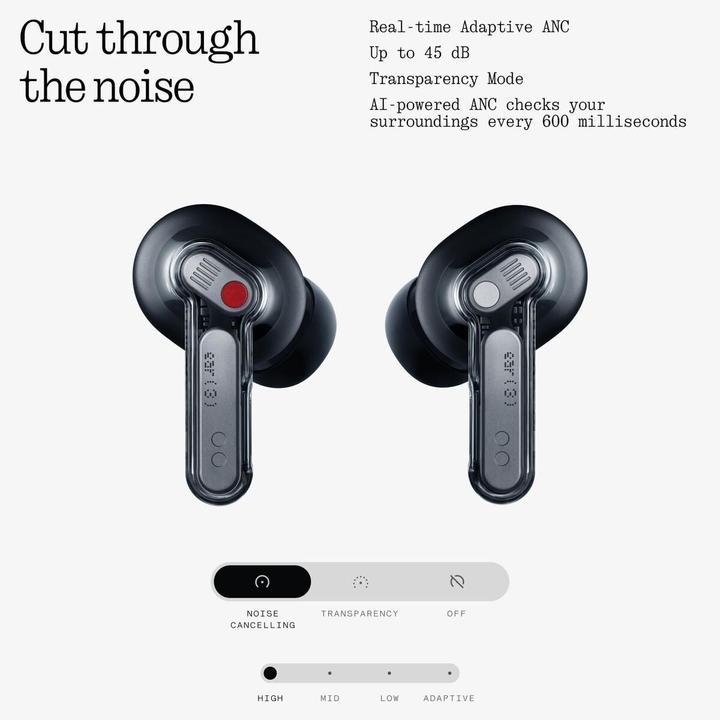 Actual product image Nothing Ear (3) (ANC, 22 h, Wireless)