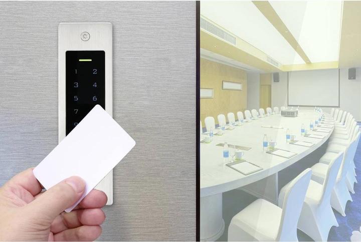 Produktbild Sygonix SY-5231014 Fingerprint/RFID Zugangssystem Unterputz 12 V/DC, 18 V/DC IP (Fingerabdruck, Schlüsselkarte)