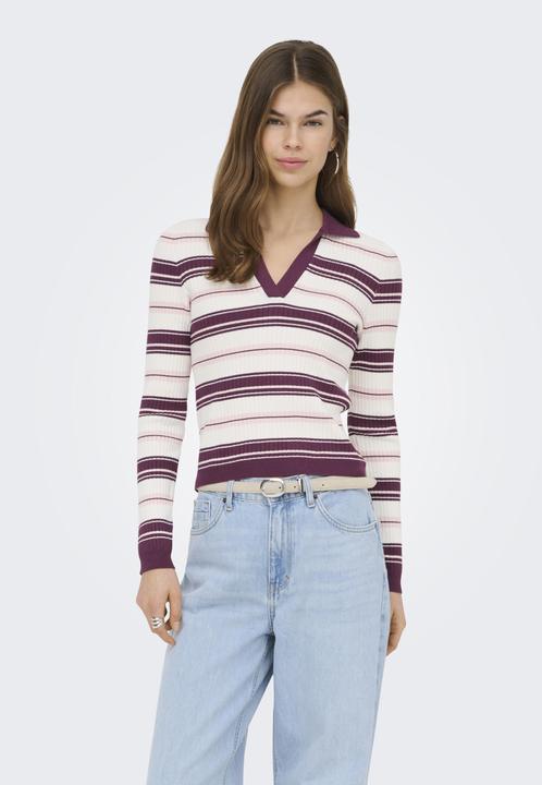 Produktbild Only Onlkaya Ls Stripe Polo Knt Noos (S)