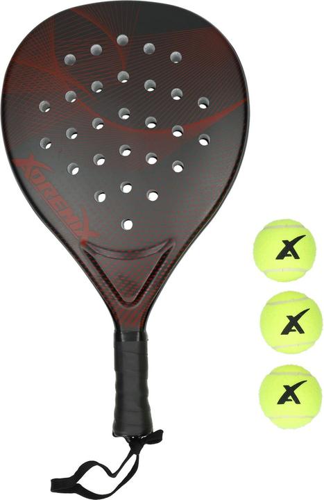 Produktbild Adrenix Padel-Set Schläger mit 3 Bällen, 4-tlg.
