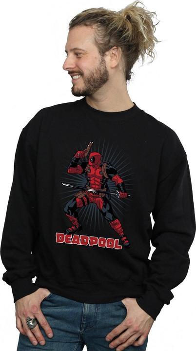 Immagine prodotto Deadpool Gun Sword Burst Felpa Uomo (XXL)
