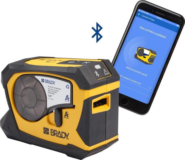 Image du produit Brady Imprimante d'étiquettes M211, imprimante mobile à transfert thermique, 203dpi, largeur max. 19.05 (203 dpi)