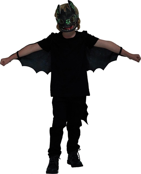 Actual product image How To Train Your Dragon Childrens/Kids Toothless Costume Accessory Set (One size)