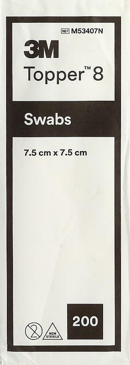 Image du produit Topper 8 NW Compresses 7.5x7.5cm non stériles 200 pces