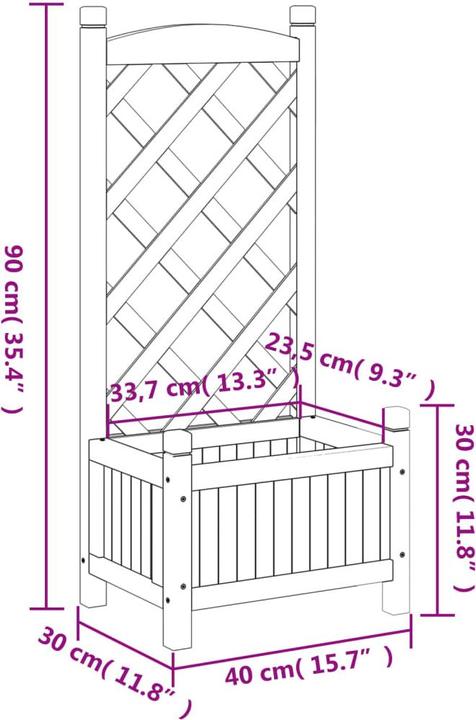 Immagine prodotto vidaXL Pflanzgefäss