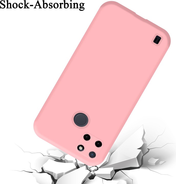 Productafbeelding Cadorabo TPU Liquid Silicone Case Cover voor Realme C21Y / C25Y (Realme C25Y, Realme C21Y)