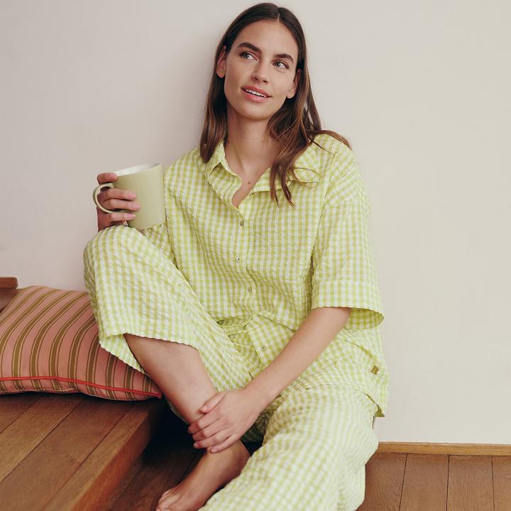 Produktbild La Redoute Collections Seersucker-Pyjama (S)