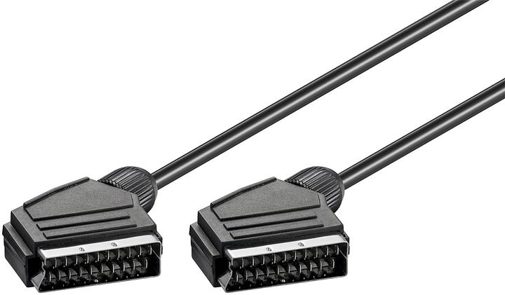 Actual product image Goobay Scart connection cable, nickel-plated, ø 7 mm (10 m, Scart)