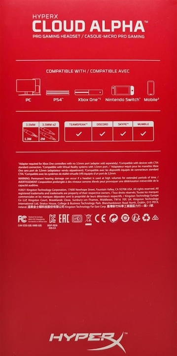 Immagine prodotto HyperX Cloud Alpha (Cablato)