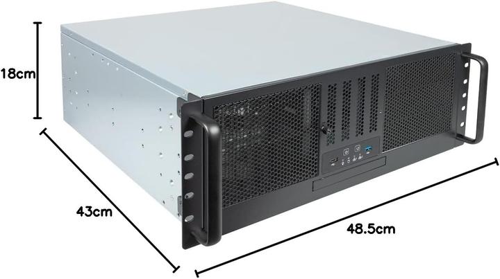 Actual product image Unykach 4U 19″ UK 4329 USB Type C